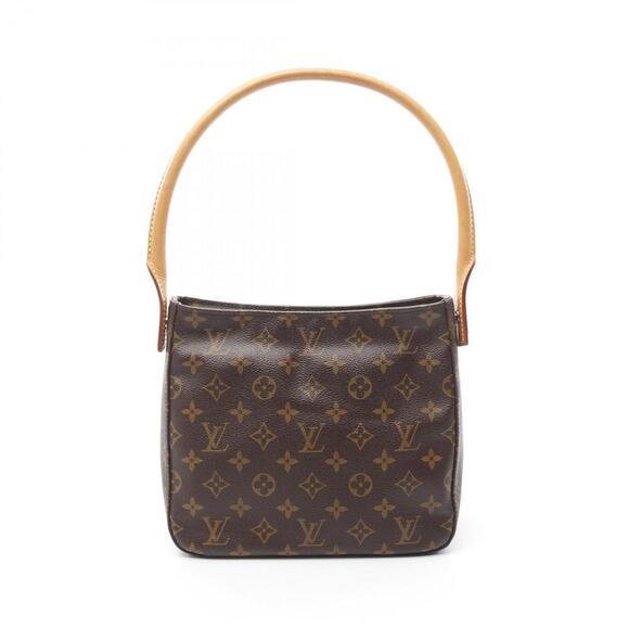 LOUIS VUITTON Brown Monogram Leather Looping MM Shoulder Bag - Picture 1 of 10